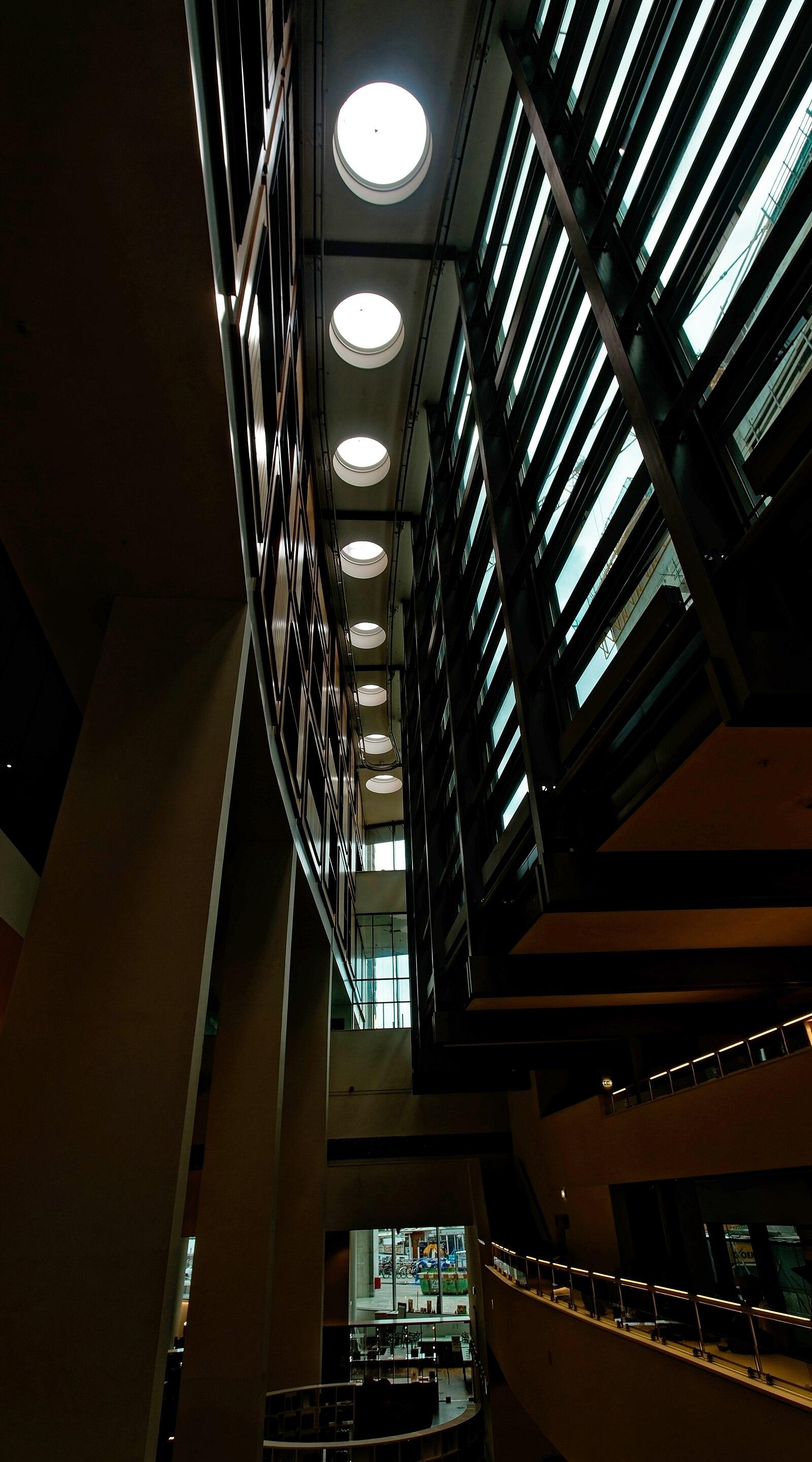 Amsterdam Oosterdokskade Amsterdam Public Library 2007 by Jo Coenen Interior Views 19